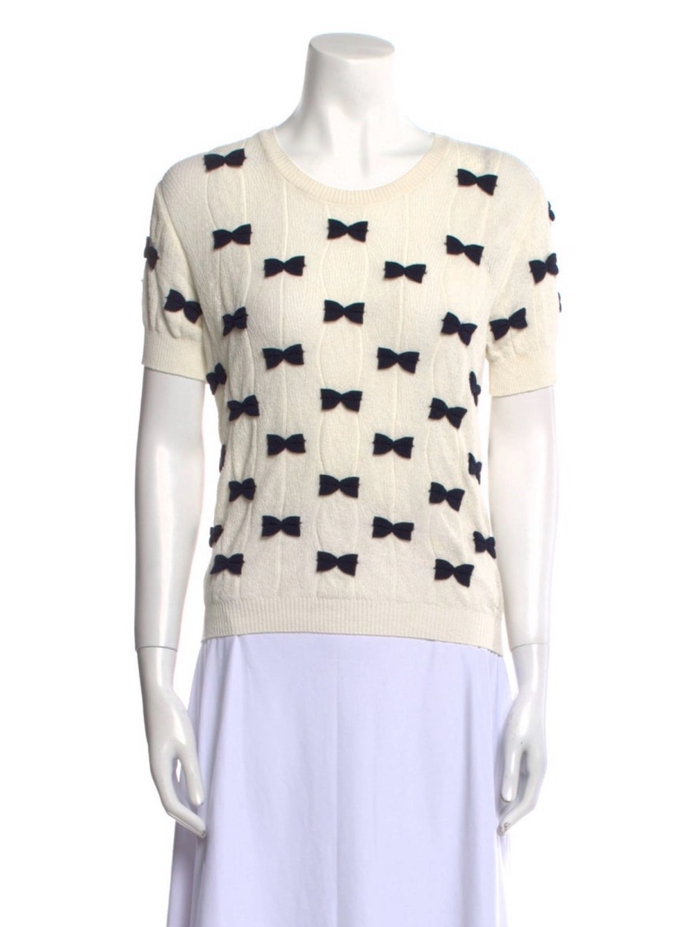 Chanel bow top
